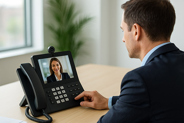 Commander un Téléphone IP avec écran visio pour entreprise